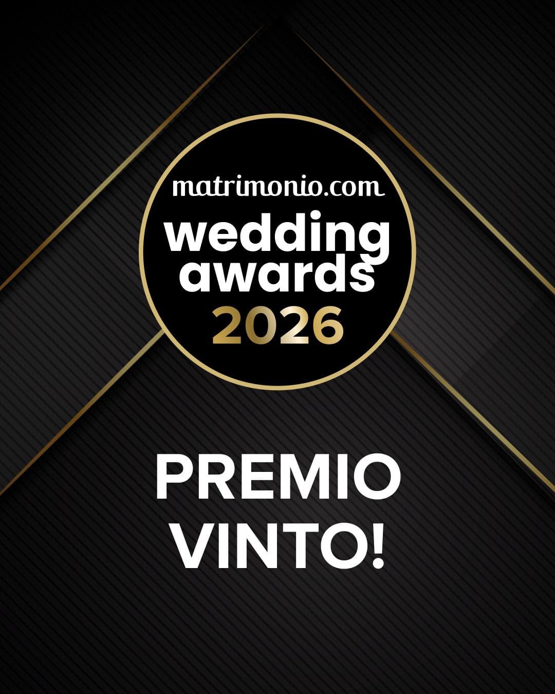 Badge Wedding Awards 2026 di Matrimonio.com vinto da Tutto il ballo che c'è